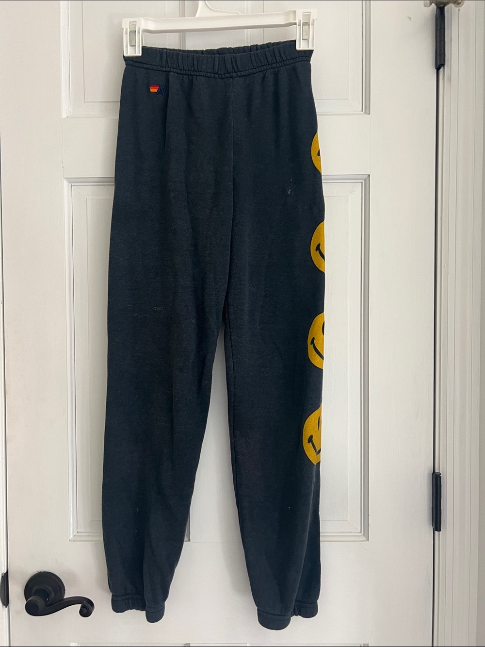 Aviator Nation girls smiley face sweatpants